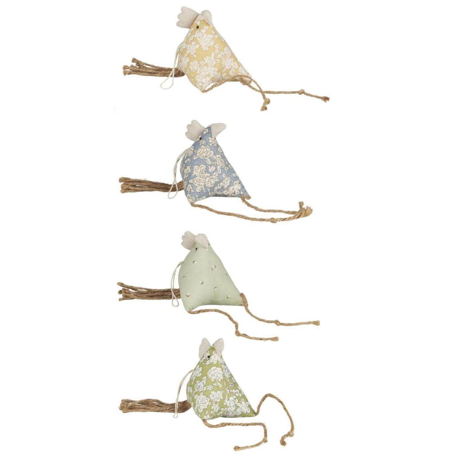 Huhn "Blumen" - 18x7x15 cm (Bunt) Ib Laursen