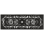 Türmatte aus Gummi - 75x25x0,8 cm (Schwarz) Ib Laursen
