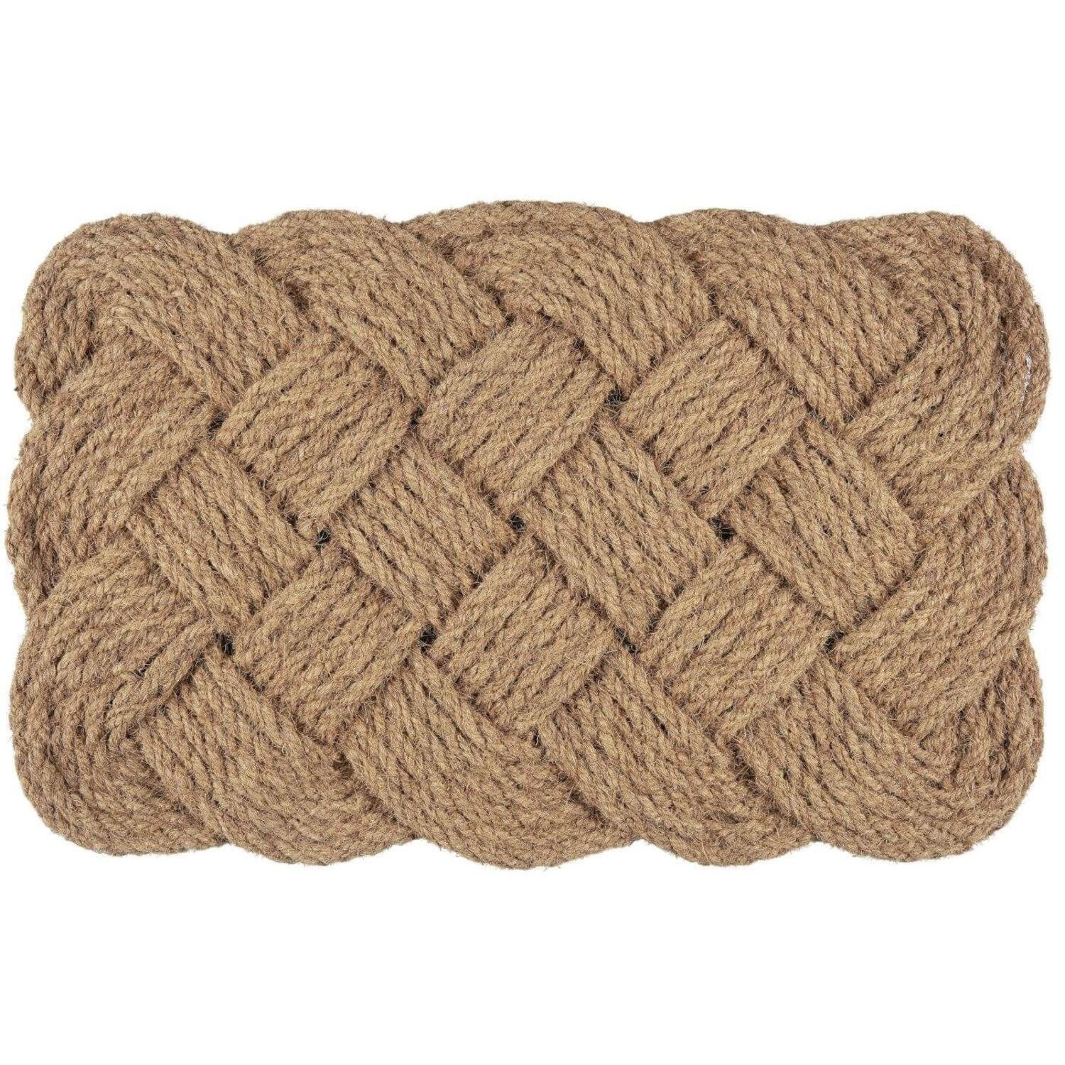 Türmatte aus geflochten Kokosfasern - 75x45x3,7 cm (Natur) Ib Laursen