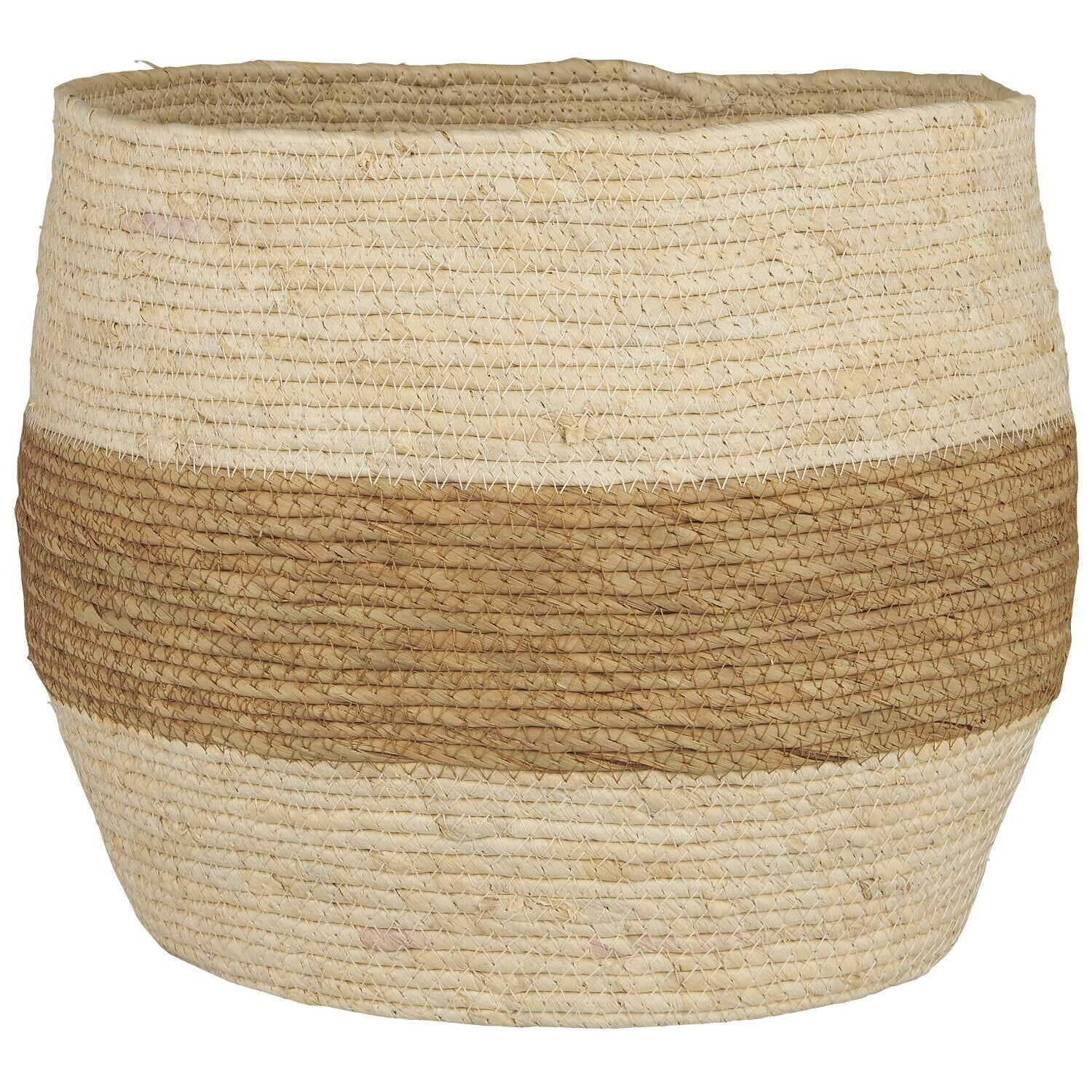 Korb - 34x30 cm (Creme/Natur) Ib Laursen