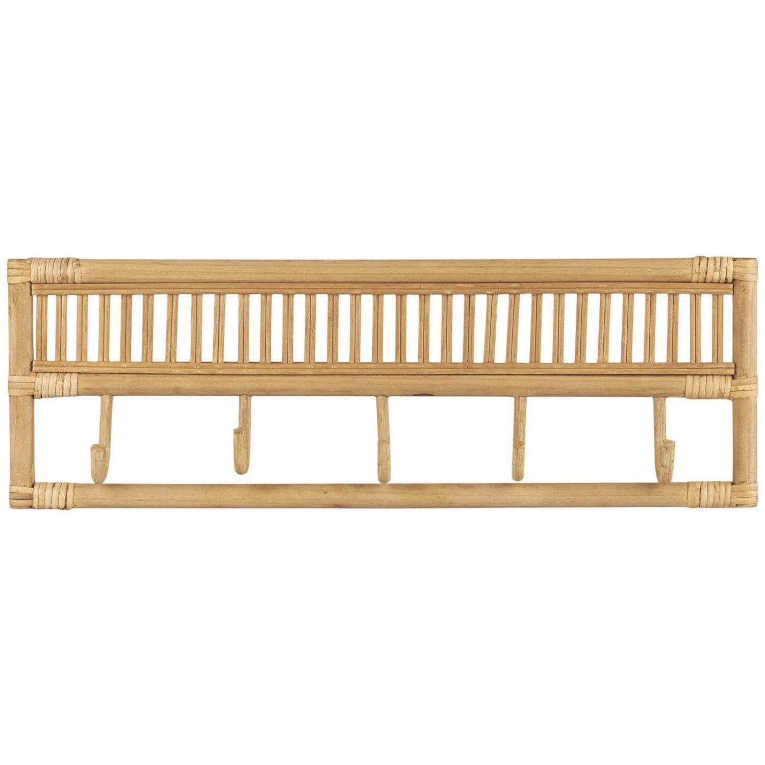 Hakenleiste aus Rattan - 59,5cm (Natur) Ib Laursen