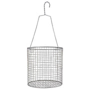 Korb mit abnehmbarer Aufhängung - 24,5x26,5 cm (Silber) Ib Laursen