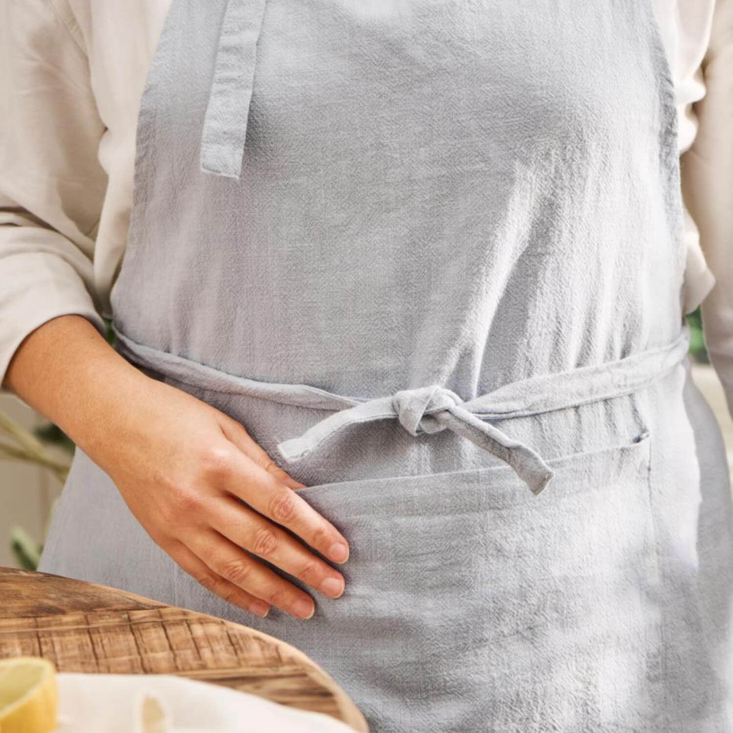 Schürze - 90x65 cm (Hellblau) Ib Laursen