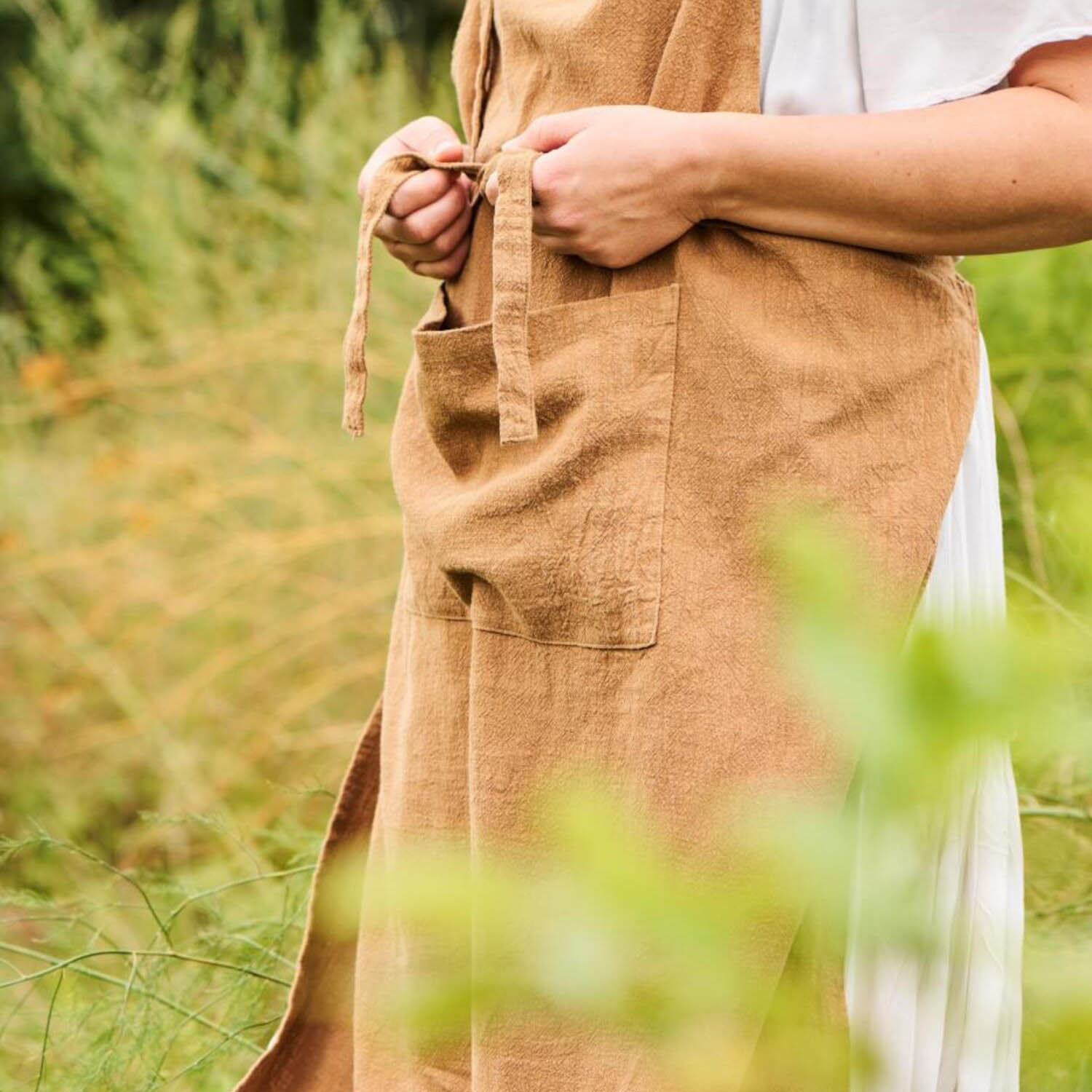 Schürze - 90x65 cm (Cognac) Ib Laursen