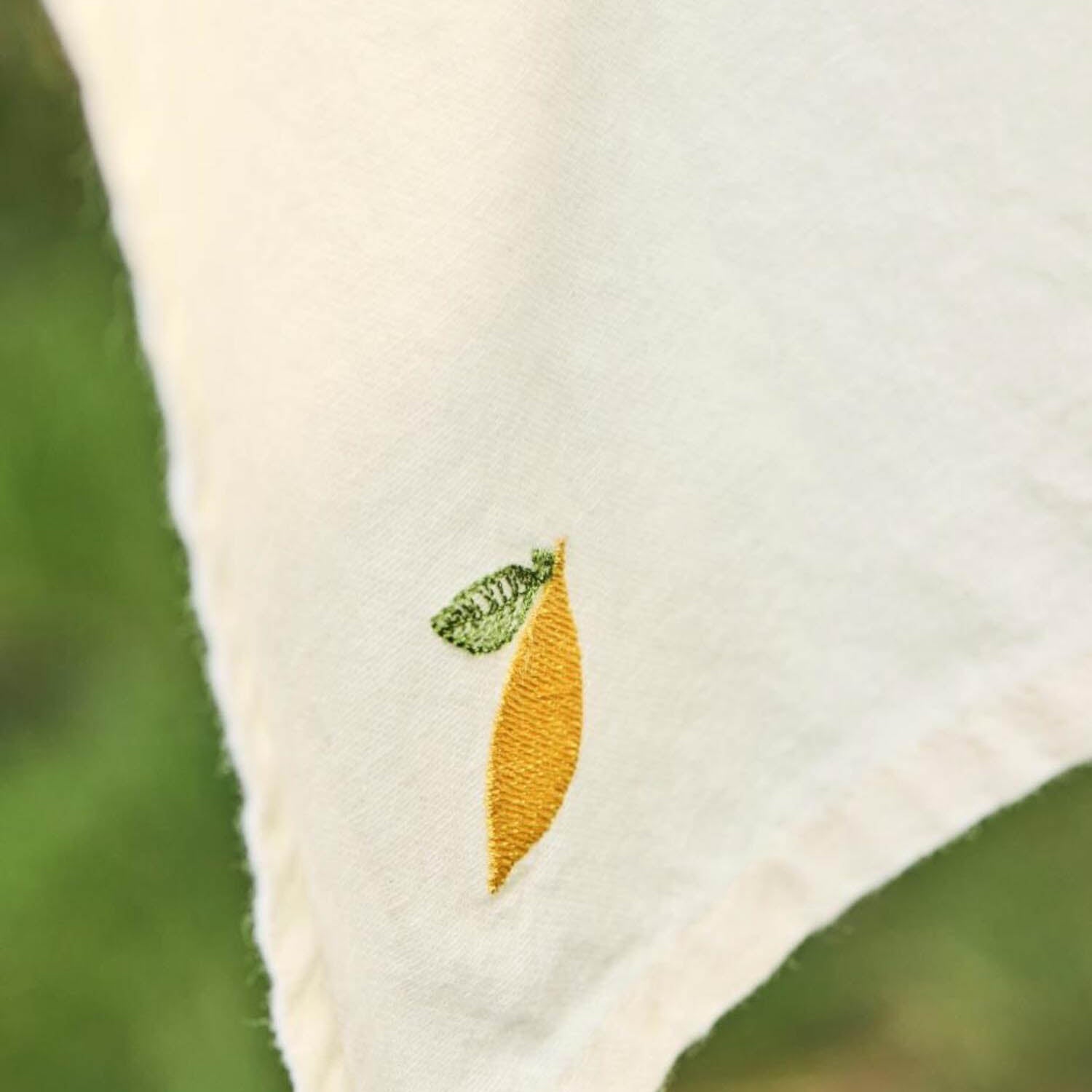 Geschirrtuch "Summer Vibes" - 50x70 cm (Zitrone/Butter Cream) Ib Laursen