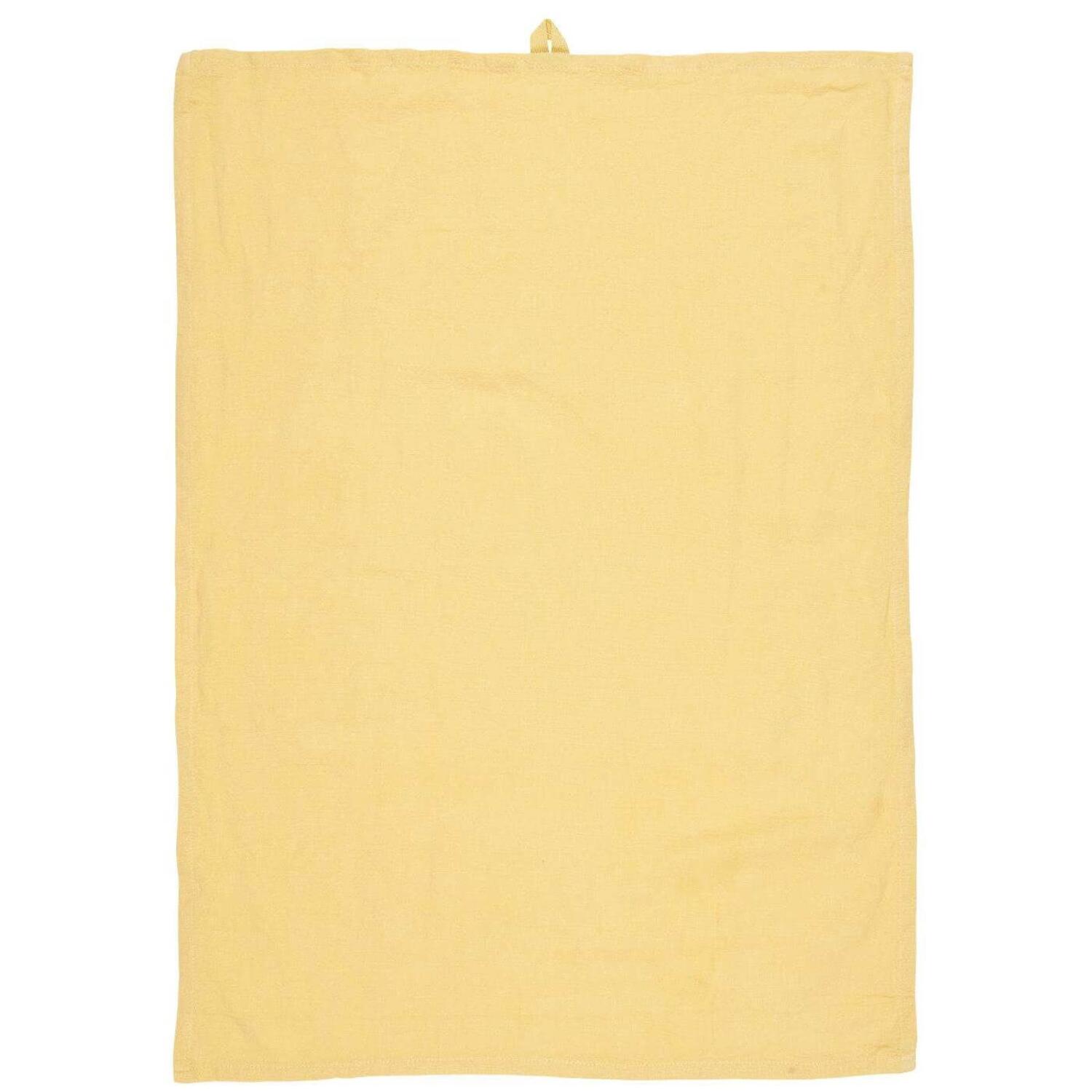 Geschirrtuch "Freja" - 70x50cm (Zart Gelb) Ib Laursen