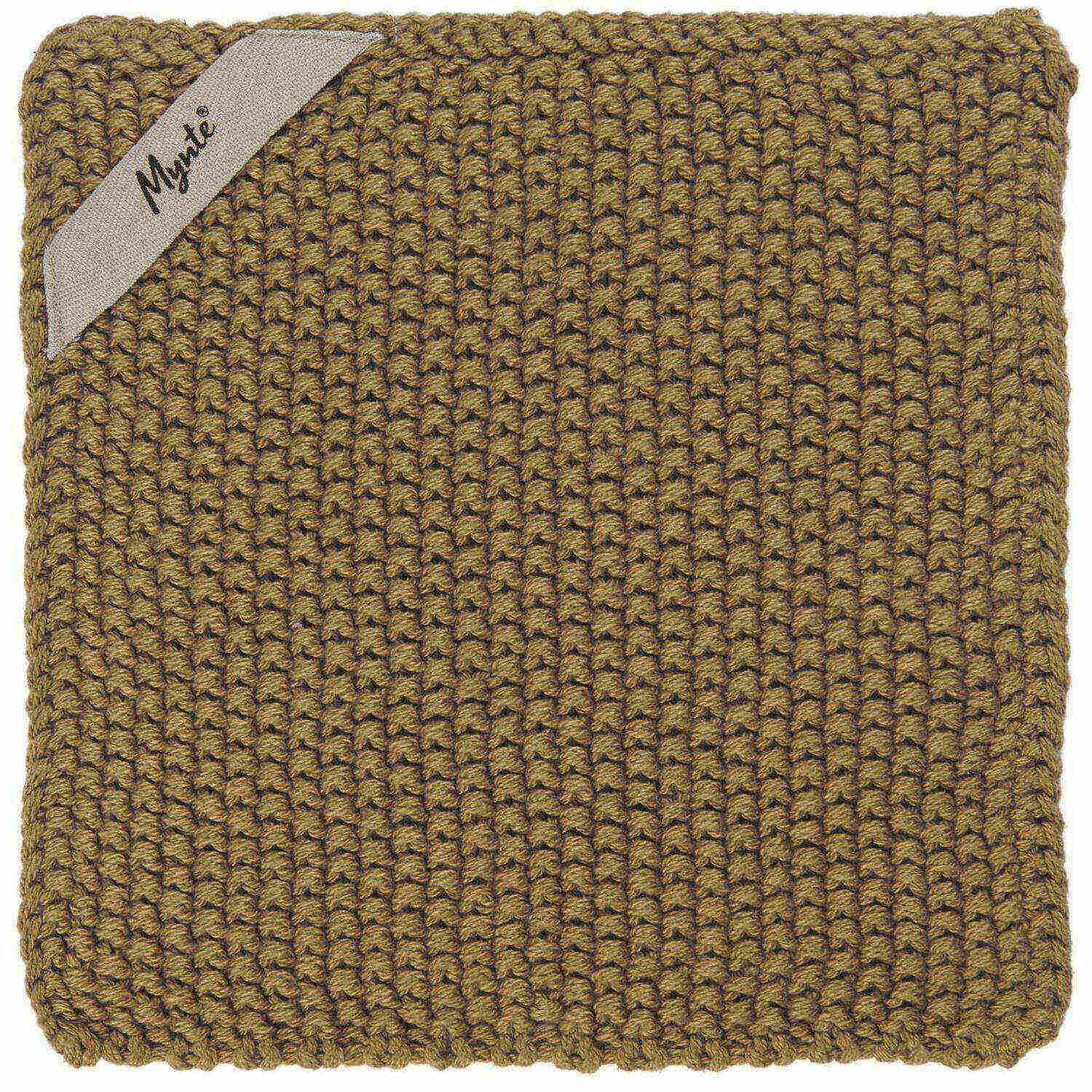 Topflappen gestrickt "Mynte" (Honig) Ib Laursen