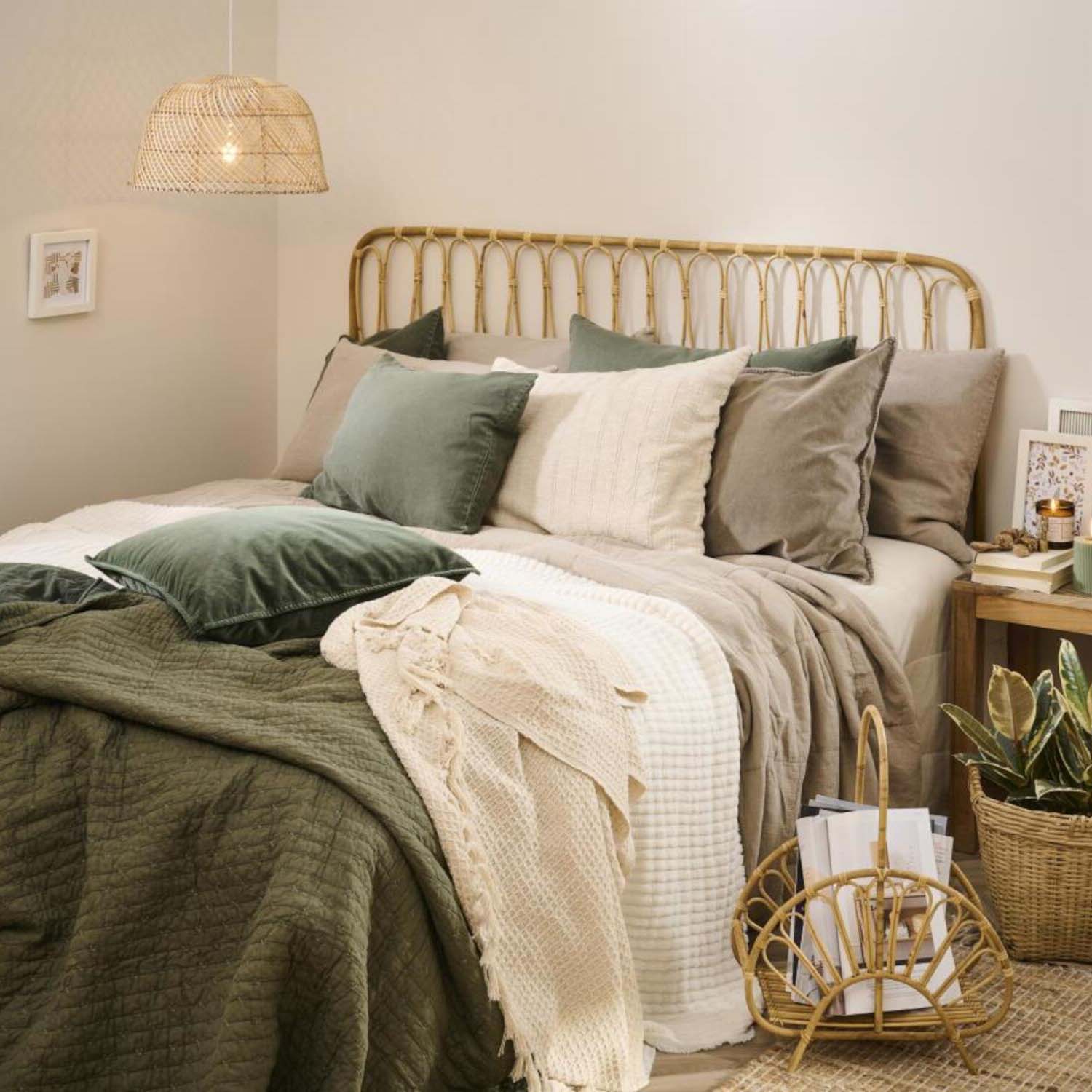 Plaid - 160x130 cm (Creme) Ib Laursen