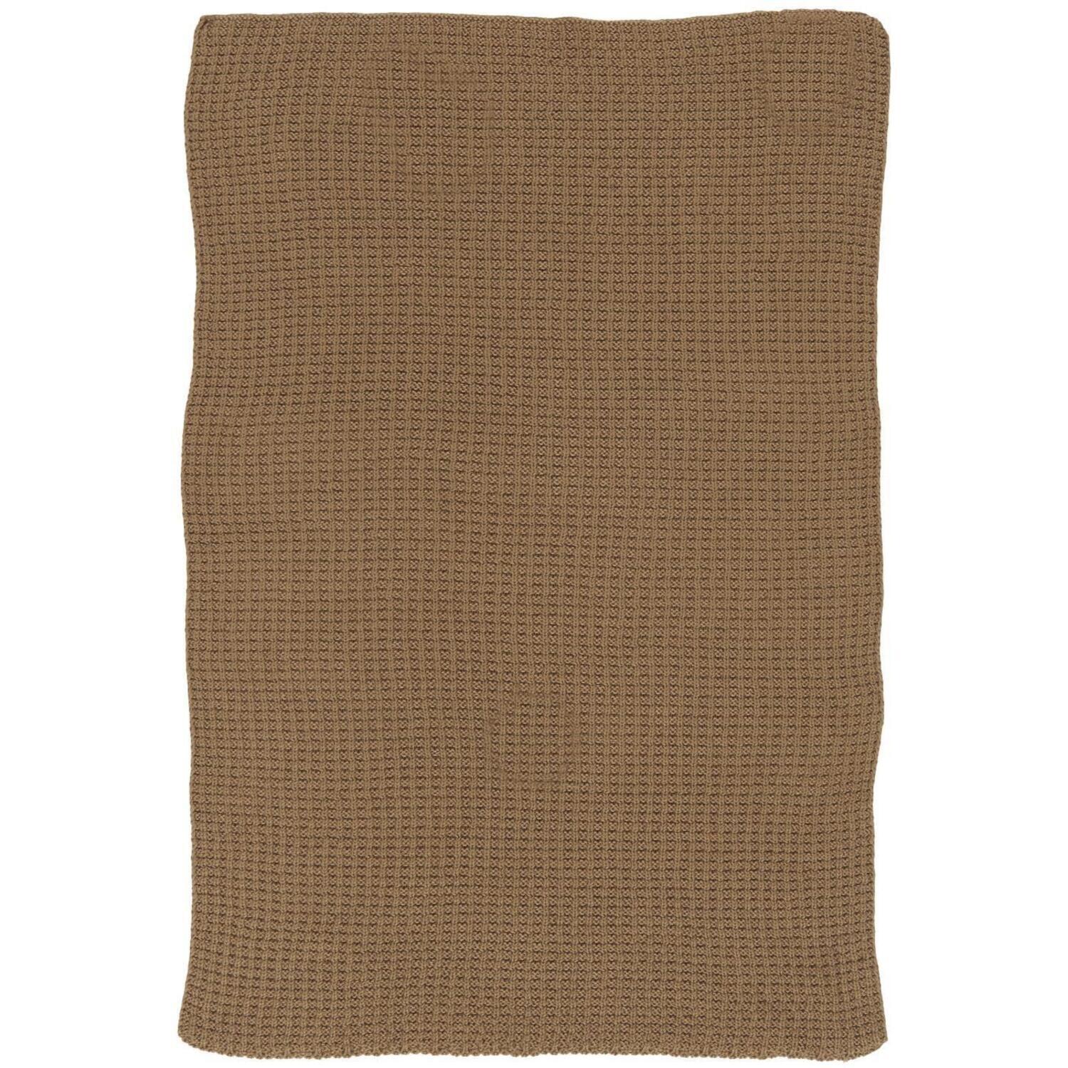 Gestricktes Handtuch - 60x40 cm (Braun) Ib Laursen