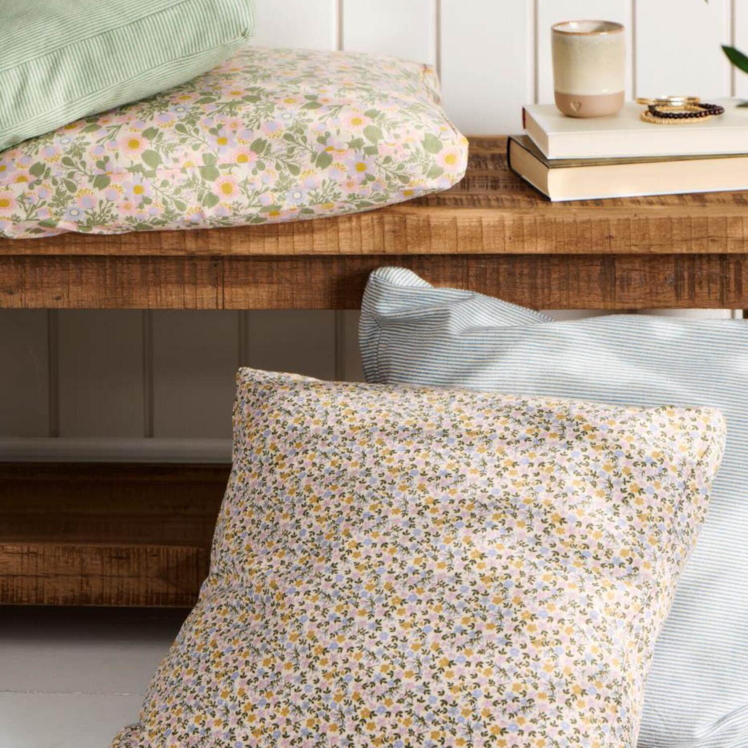 Boxkissenbezug "Charlie" - 45x45x5 cm (Dunkelblau) Ib Laursen