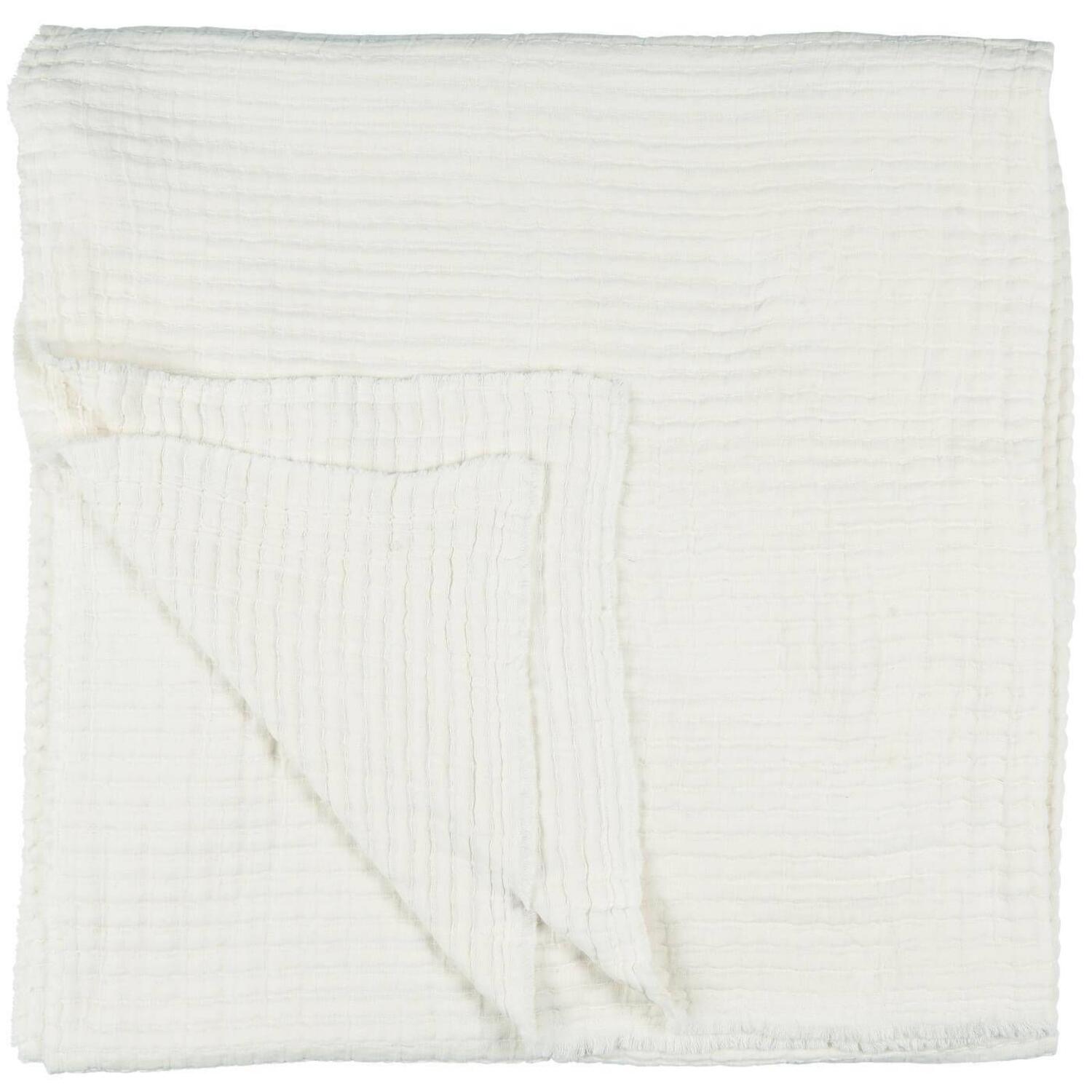 Gerippte Tagesdecke - 220x150 cm (Weiß) Ib Laursen