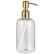 Seifenspender - 8x21 cm (Transparent/Messing) Ib Laursen