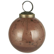 Weihnachtskugel "Pebbled" - 5,8x6,5 cm (Faded Rose) Ib Laursen