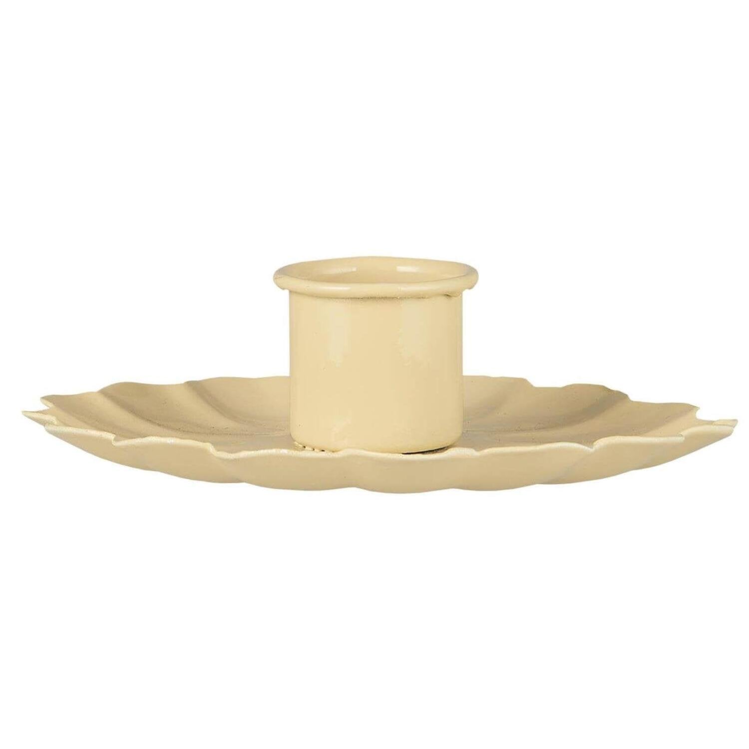 Kerzenhalter für Stabkerze "Blume" (Gelb) Ib Laursen