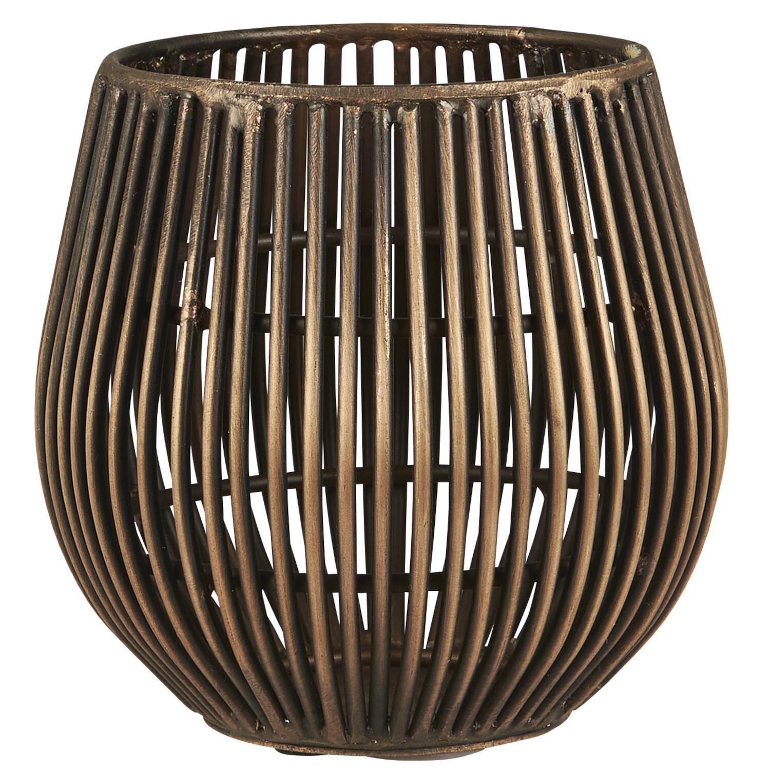 Laterne "Hurricane Helsinki" - 9x9 cm (Metallic) Ib Laursen