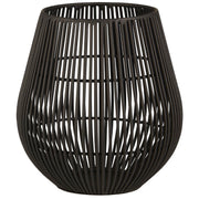 Laterne "Hurricane Helsinki" - 14x16,5 cm (Schwarz) Ib Laursen