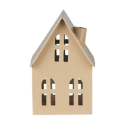 Kerzenhalter "Haus mit 3 Fenster" (Beige) Ib Laursen