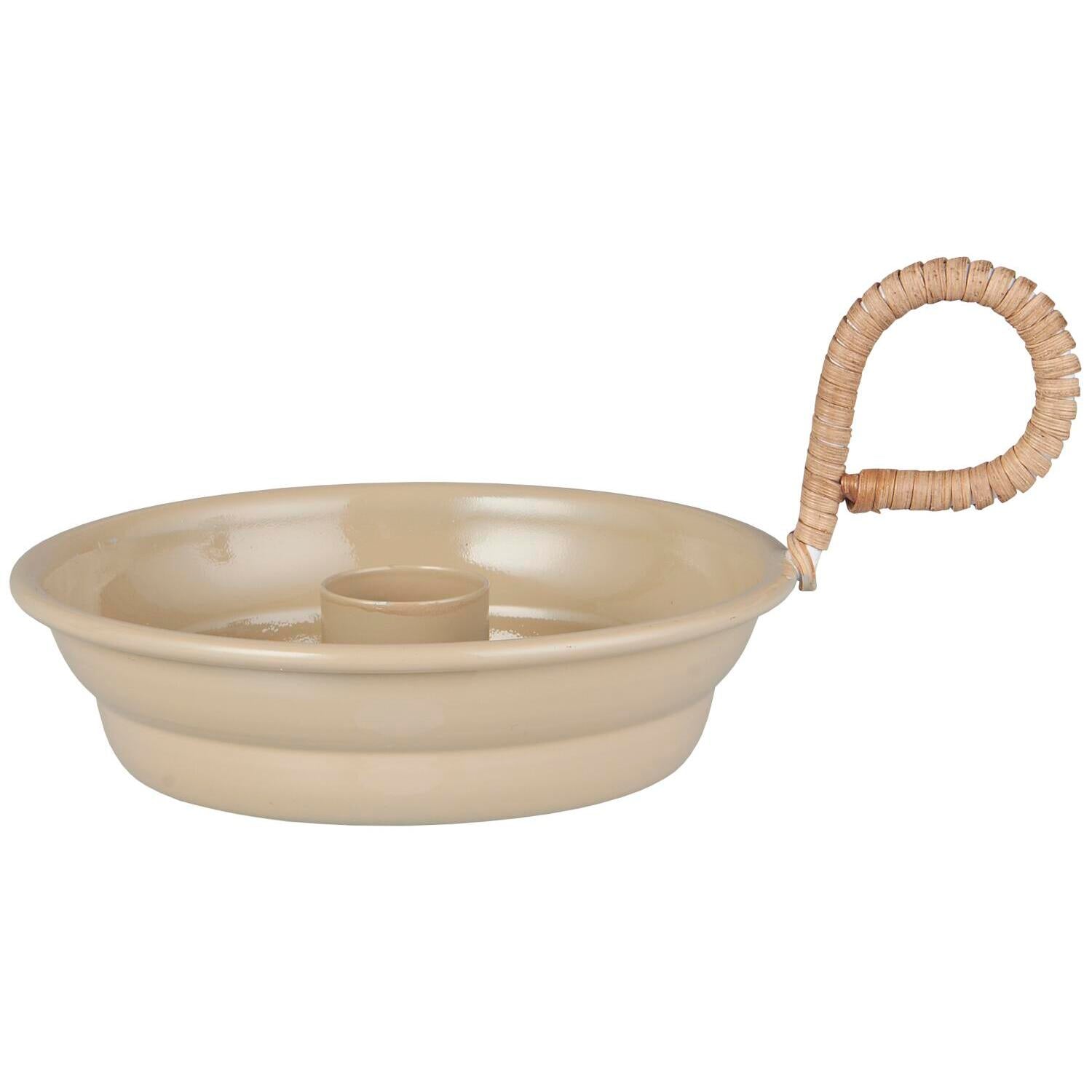 Bambus-Kerzenhalter mit Henkel für ø, 2,2 cm Stabkerze (Beige) Ib Laursen