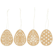 Scherenschnitt im 4er-Set "Ei" (Braun) Ib Laursen