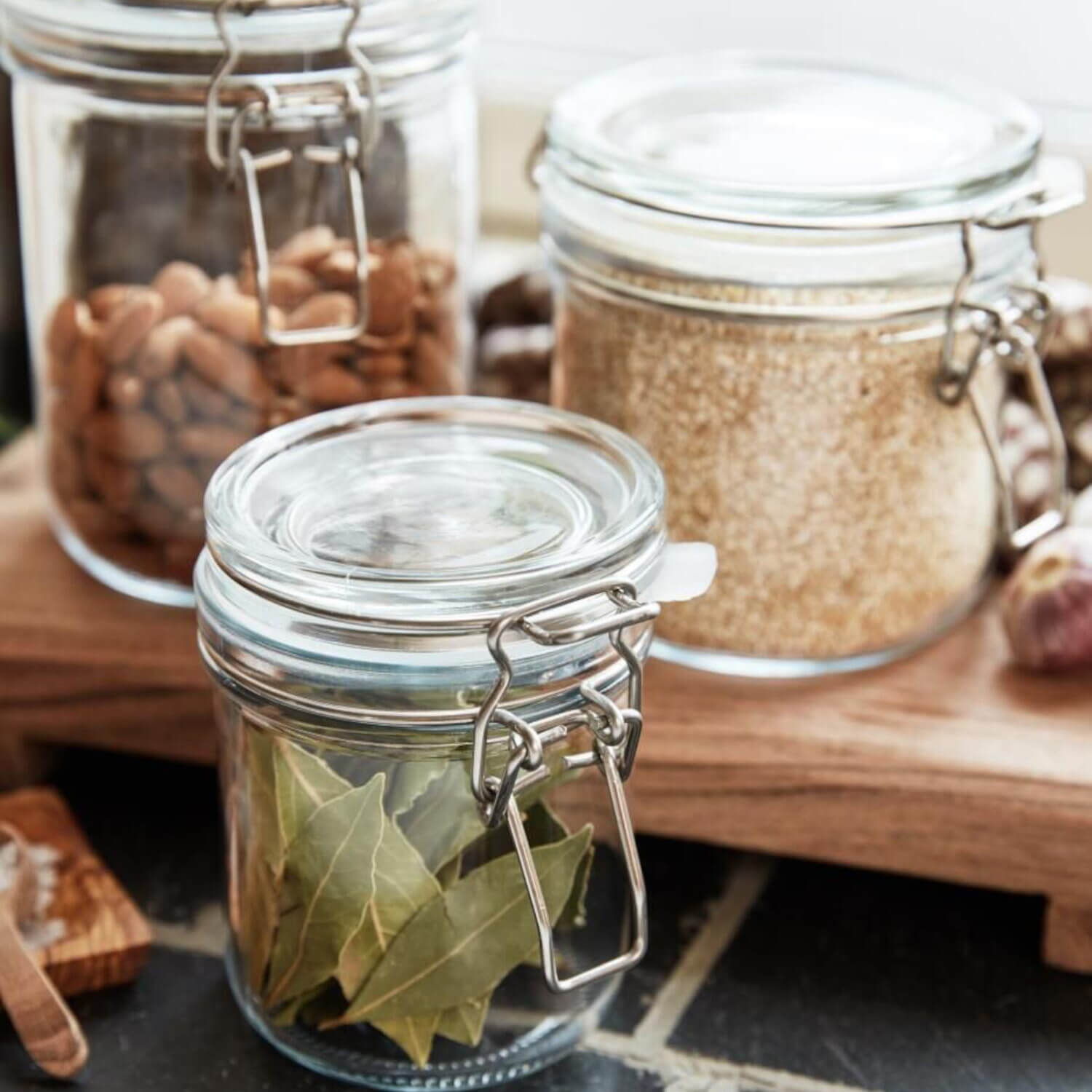 Vorratsglas mit patentiertem Deckel - 300 ml (Transparent) Ib Laursen