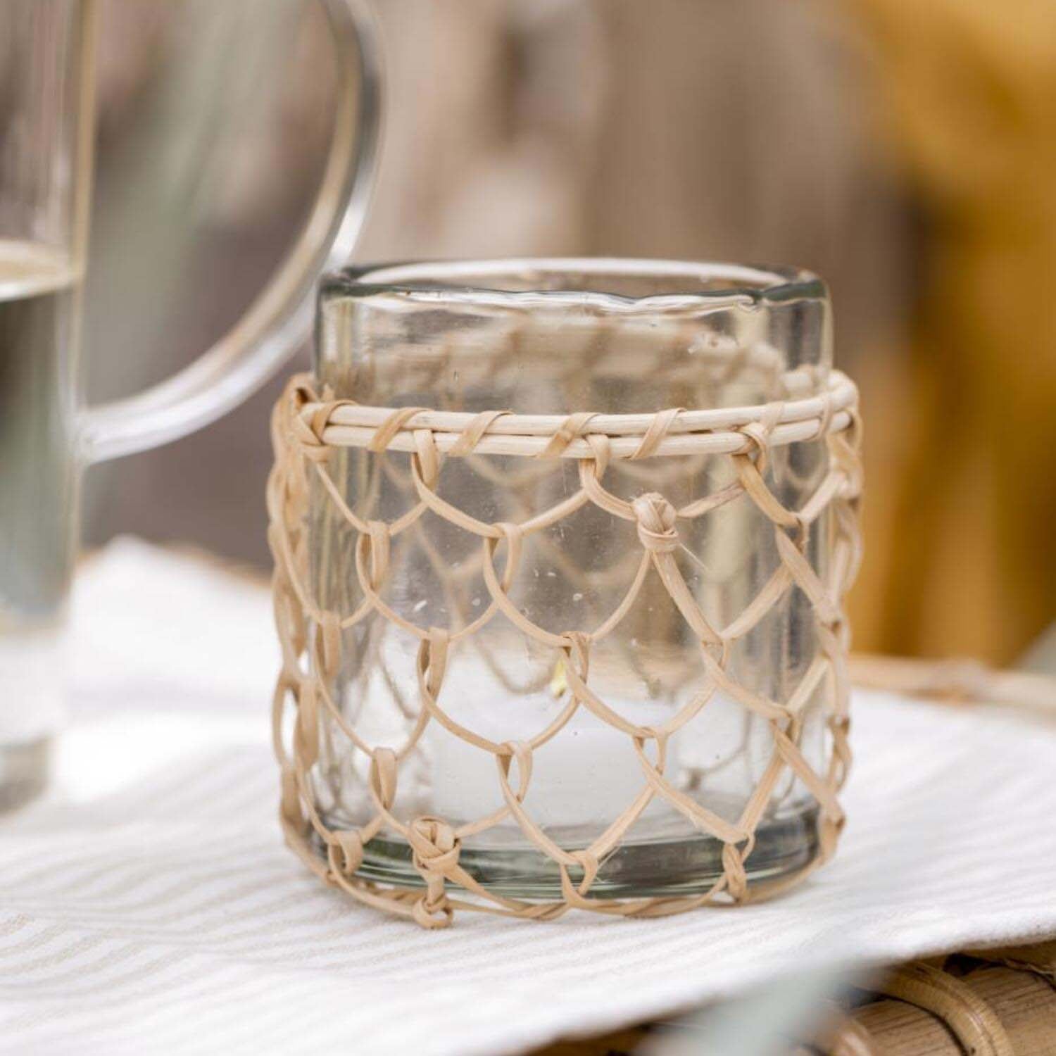 Kerzenhalter - 7,5x9 cm (Transparent) Ib Laursen