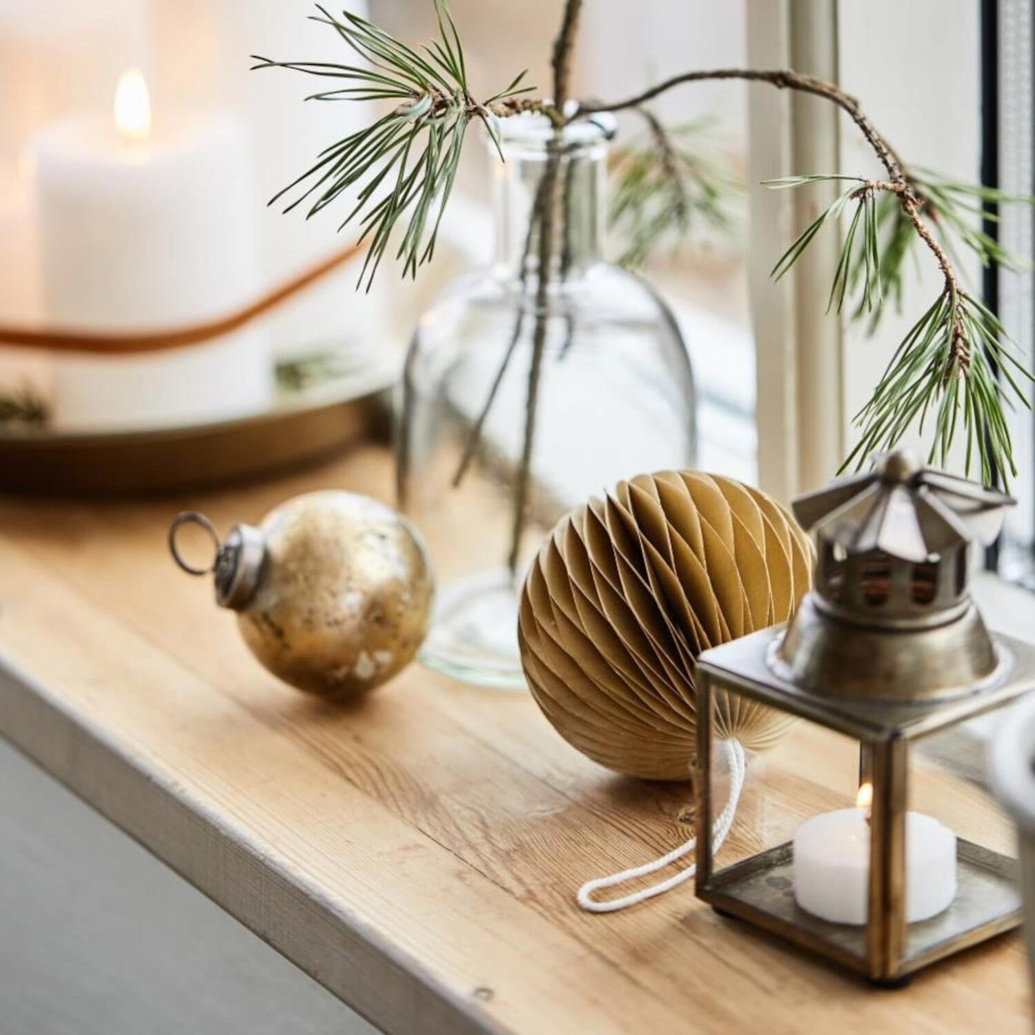 Laterne Mini mit Schornstein - 12 cm (Gold) Ib Laursen