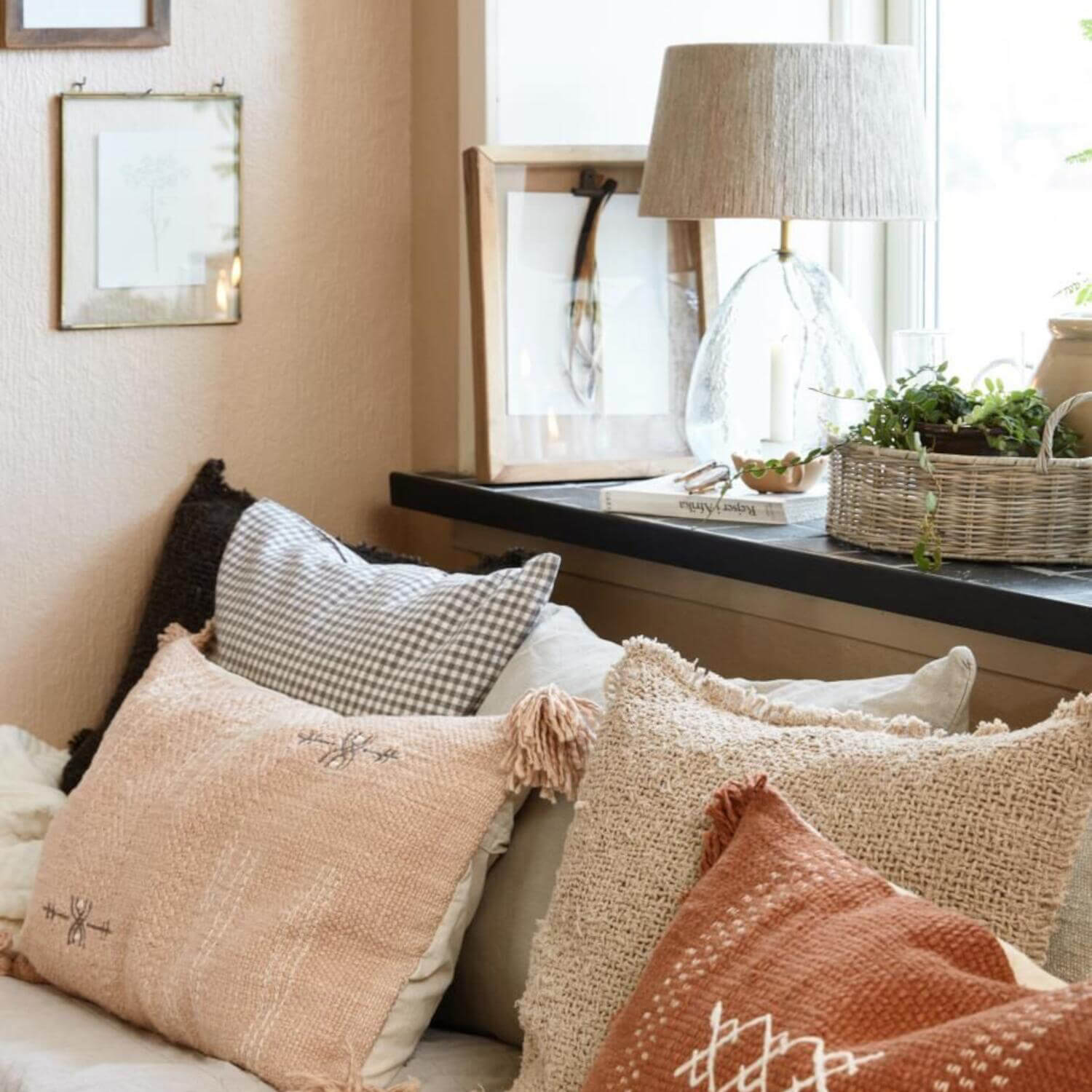 Kissenbezug "Toulouse" - 50x50 cm (Mocca) Ib Laursen