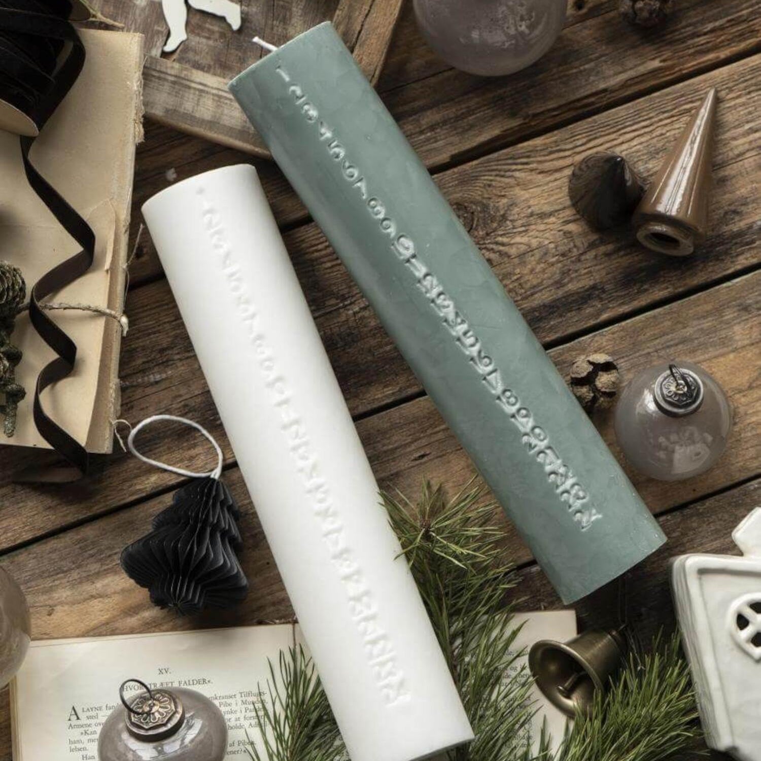 Tannenbaum aus Porzellan - 3,8x9 cm (Braun) Ib Laursen