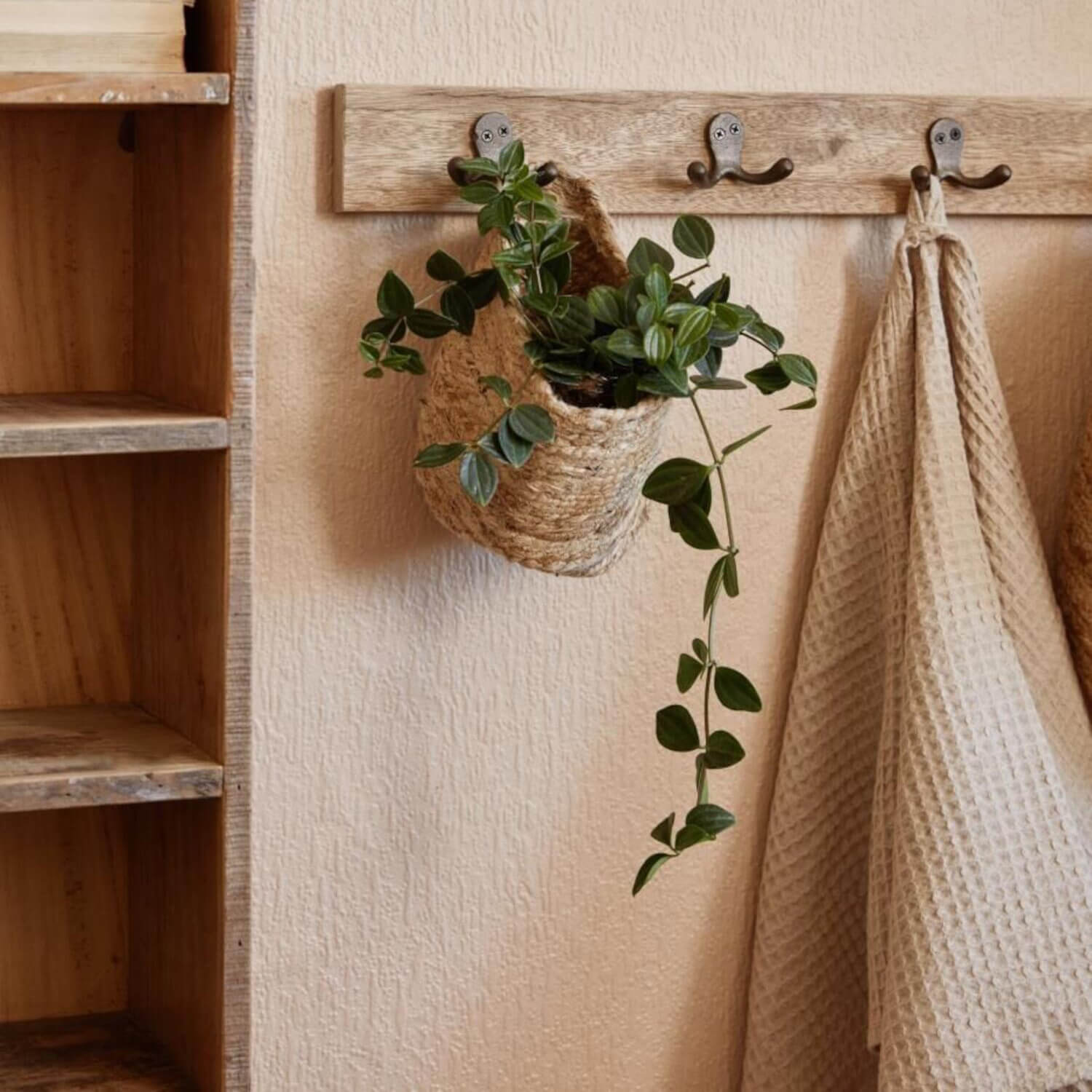 Korb mit Henkel - 14x14 cm (Natur) Ib Laursen