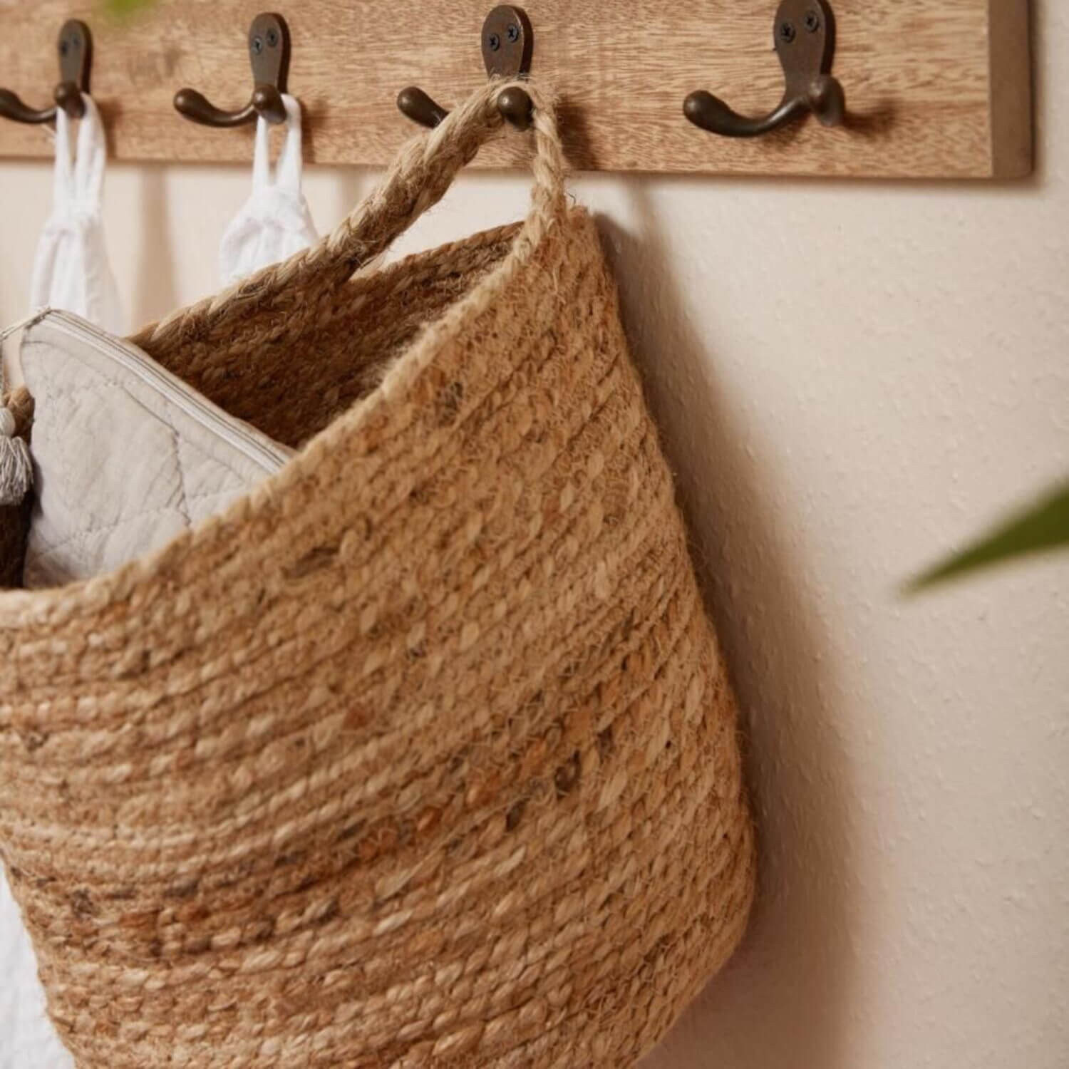 Korb mit Henkel - 23x23 cm (Natur) Ib Laursen