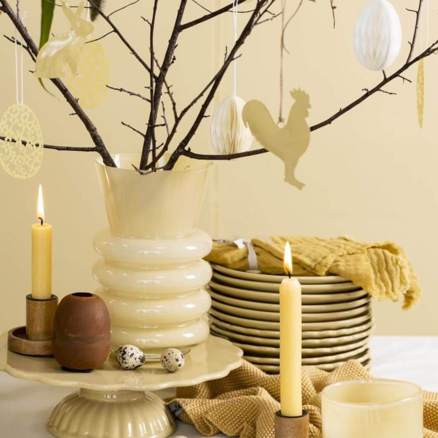 Vase "Vicenza" - 13x21 cm (Gelb) Ib Laursen