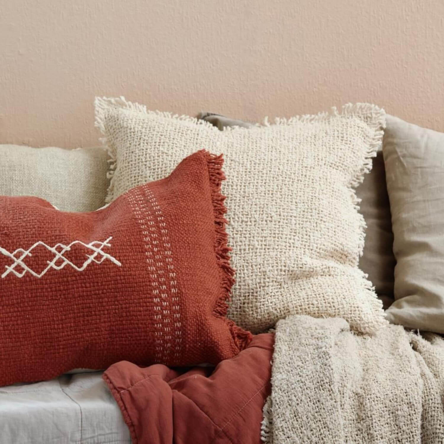 Plaid "Toulouse" - 160x130 cm (Beige) Ib Laursen