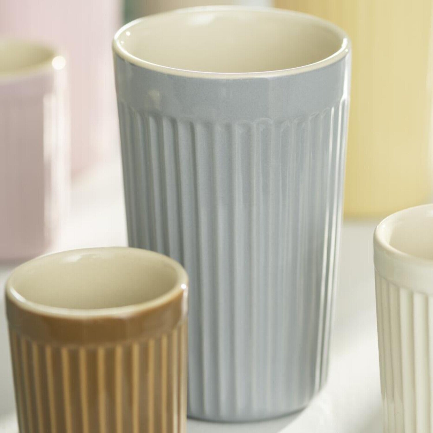 Cafe Latte Becher "Mynte" (French Grey) Ib Laursen