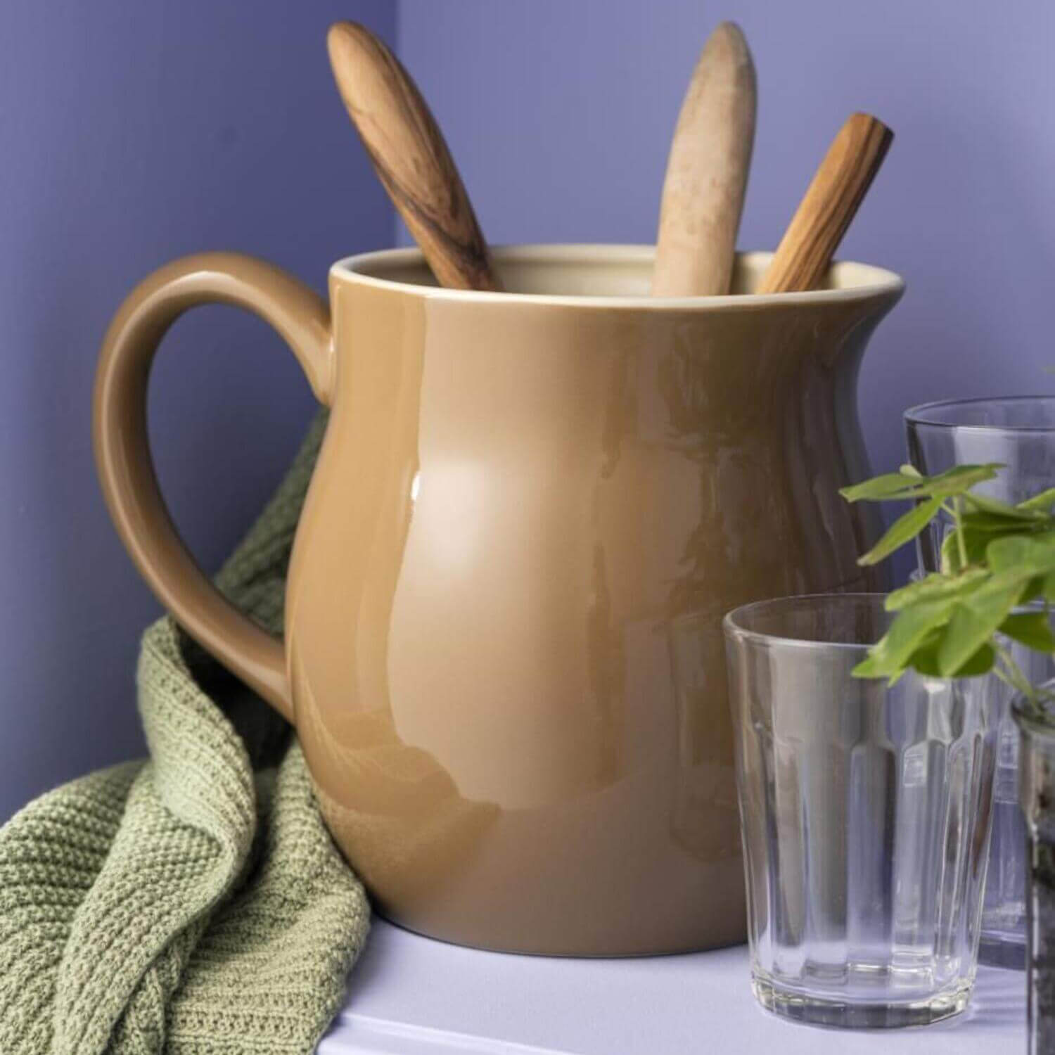 Gestricktes Handtuch - 60x40 cm (Grün) Ib Laursen