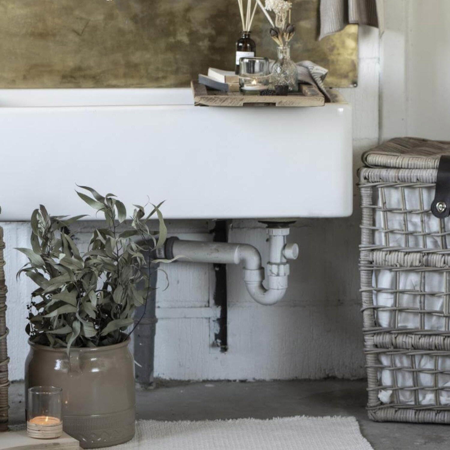 Badematte mit Waffelstruktur (Weiß) Ib Laursen