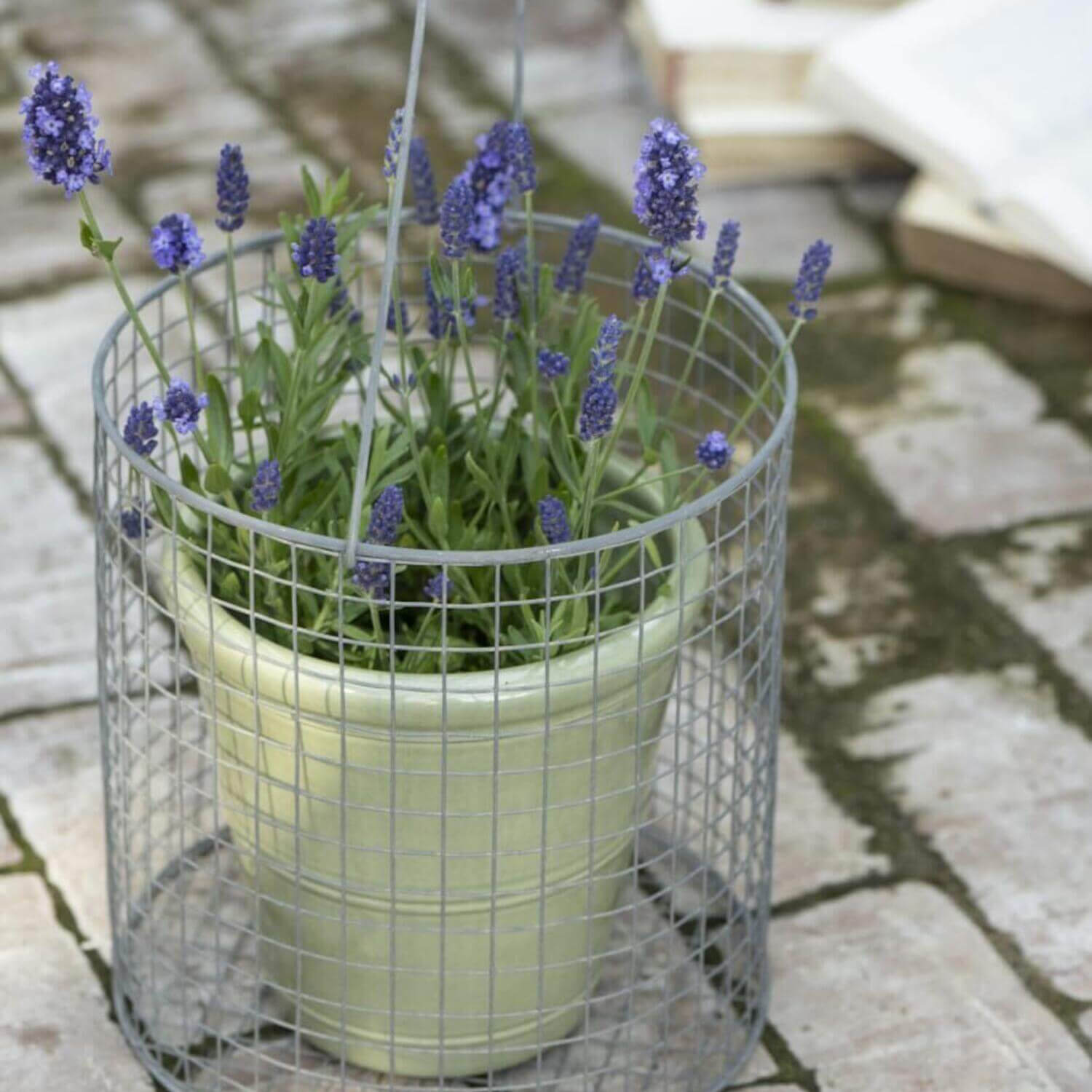 Korb mit abnehmbarer Aufhängung - 24,5x26,5 cm (Silber) Ib Laursen