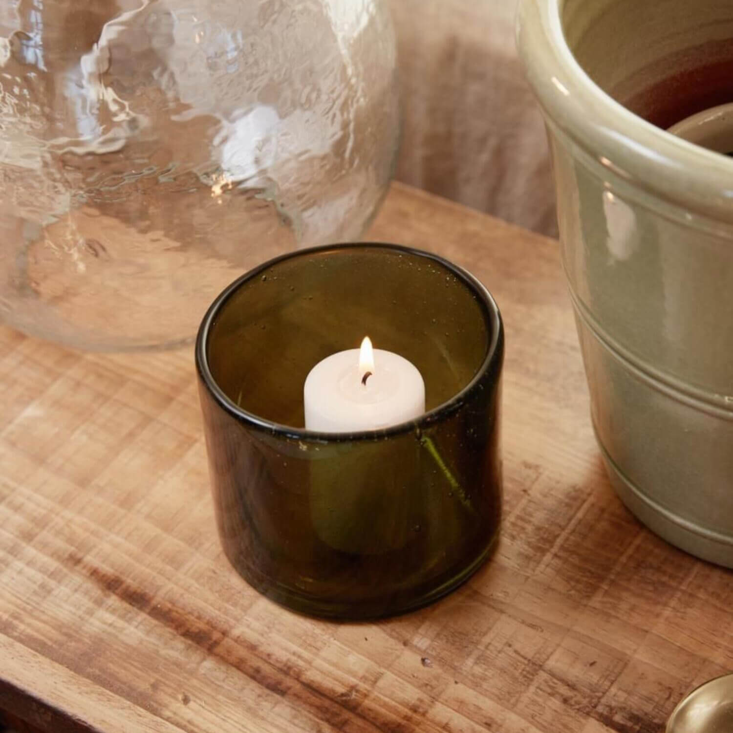 Kerzenhalter - 10x9 cm (Grün) Ib Laursen