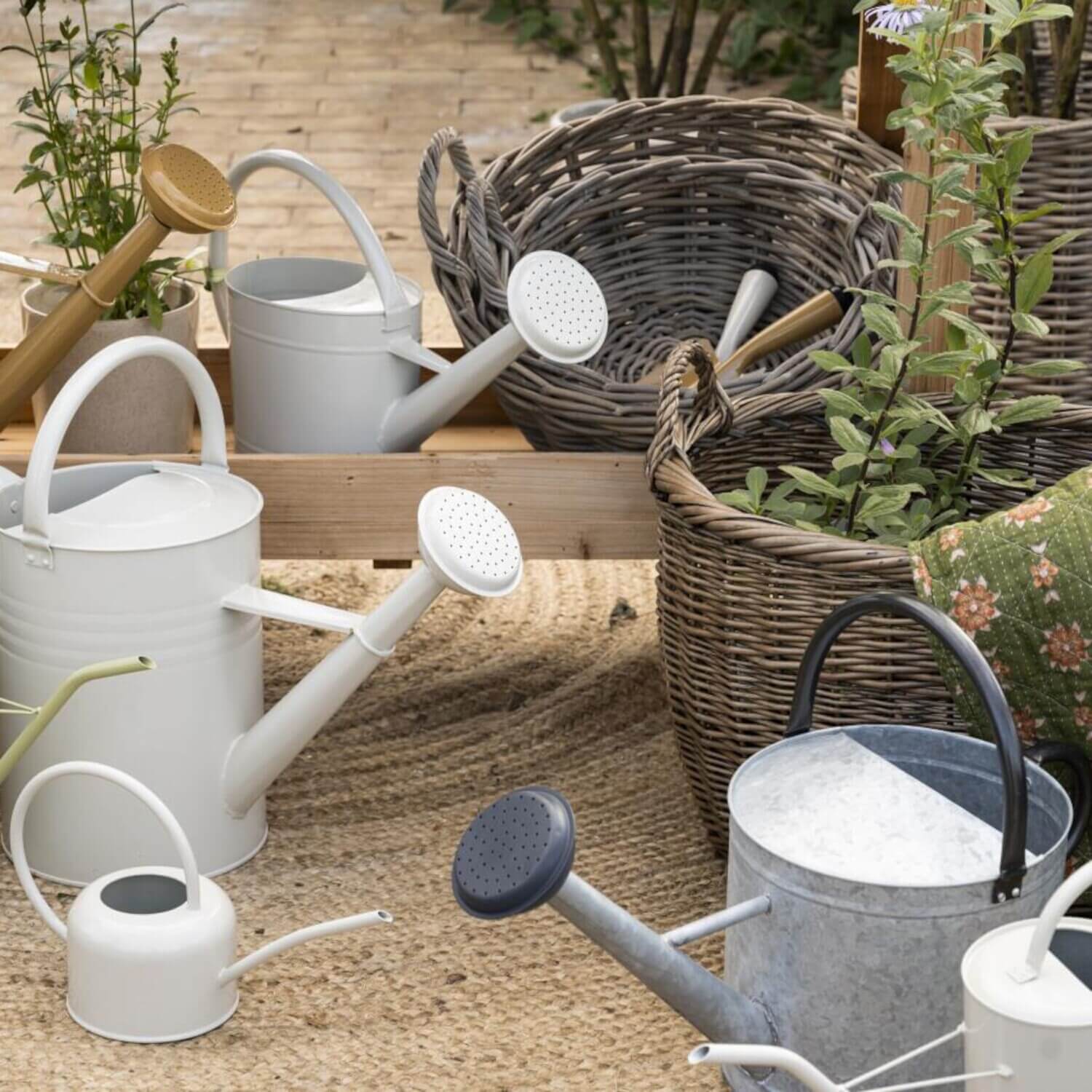 Gießkanne mit Brause - 9 l (Grau/Schwarz) Ib Laursen