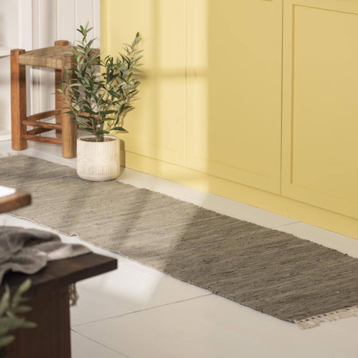 Bodenläufer - 250x60 cm (Braun/Grau) Ib Laursen