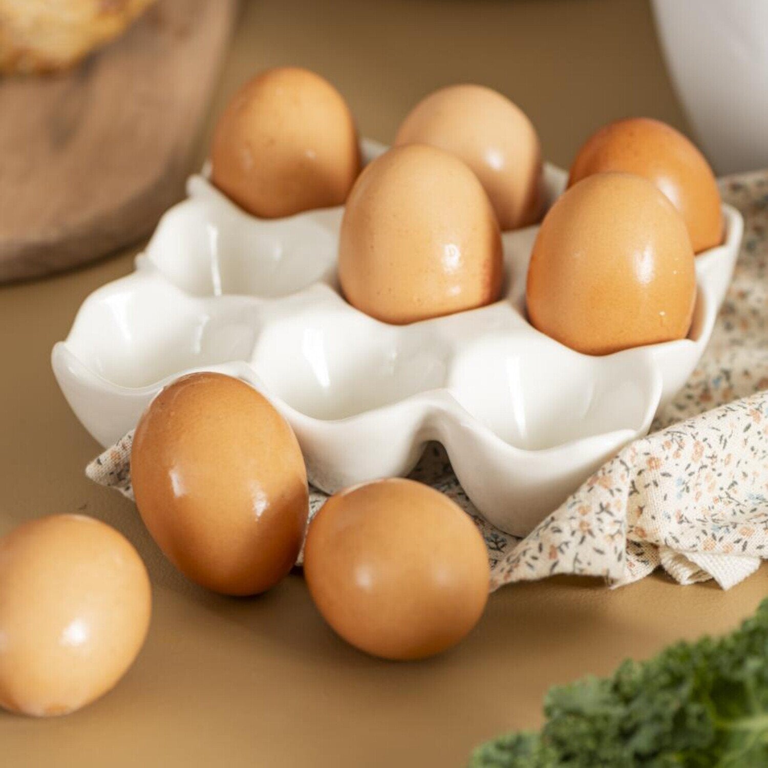 Eierhalter für 9 Eier (Weiß) Ib Laursen