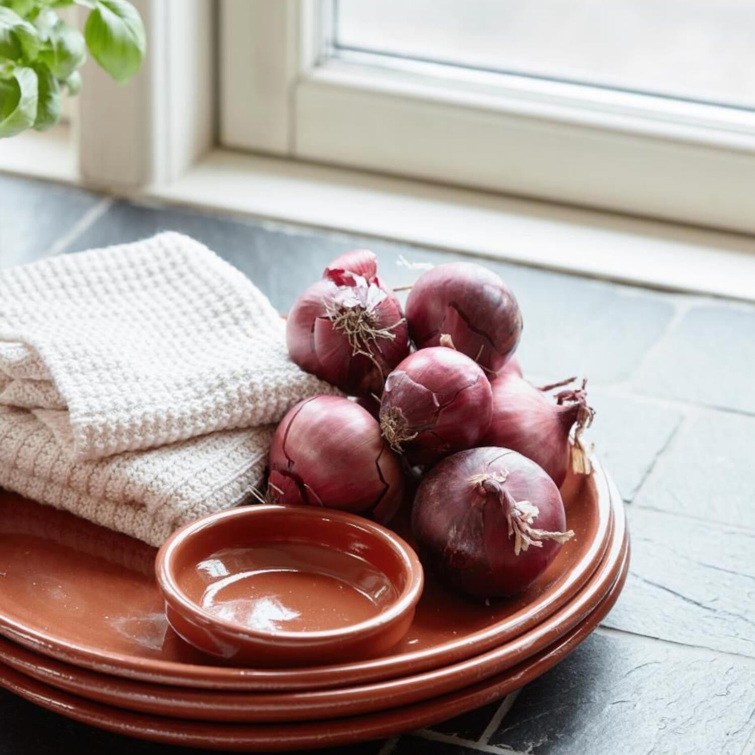 Handtuch gestrickt - 40x60 cm (Creme) Ib Laursen