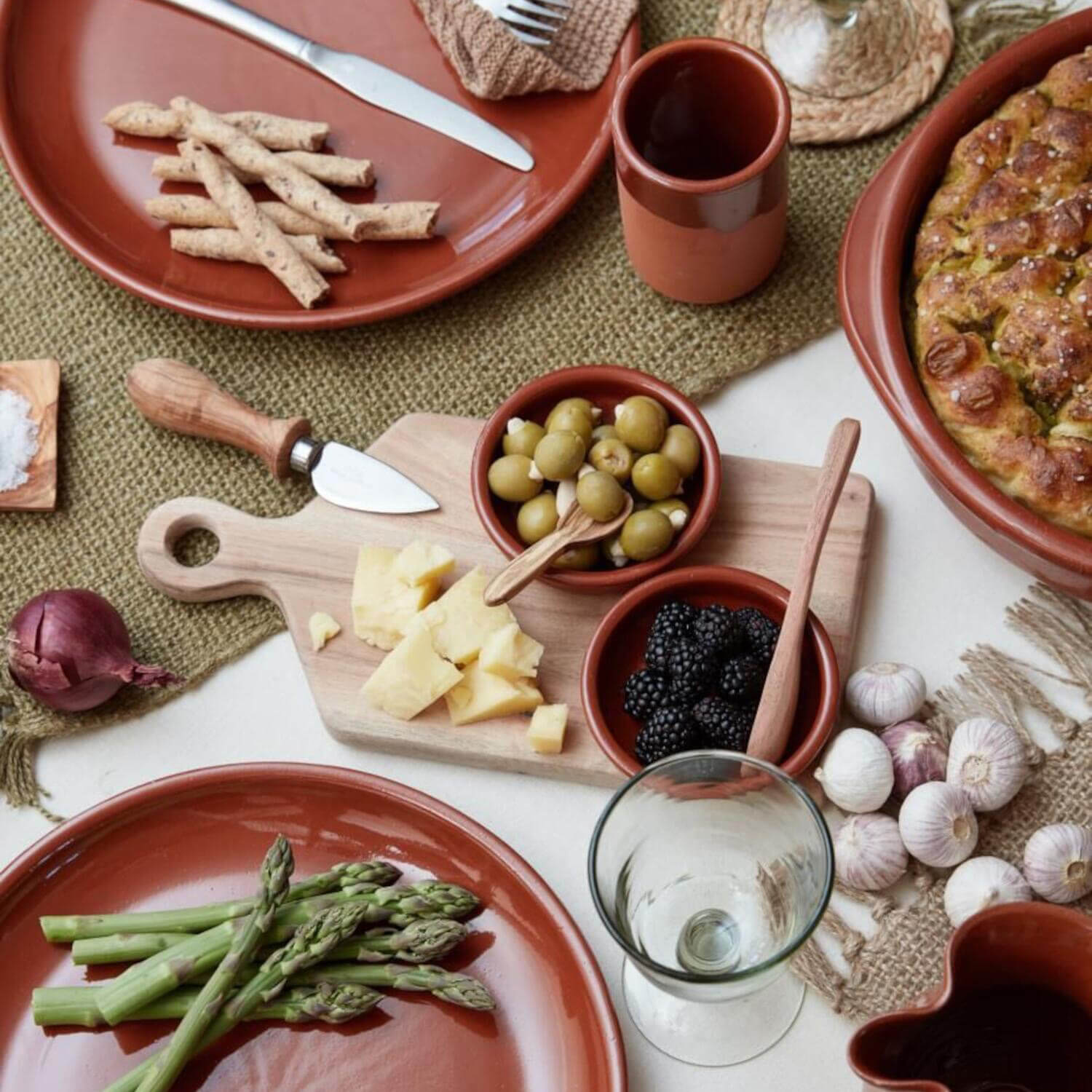 Schneidebrett - 30x15x1,5 cm (Natur) Ib Laursen