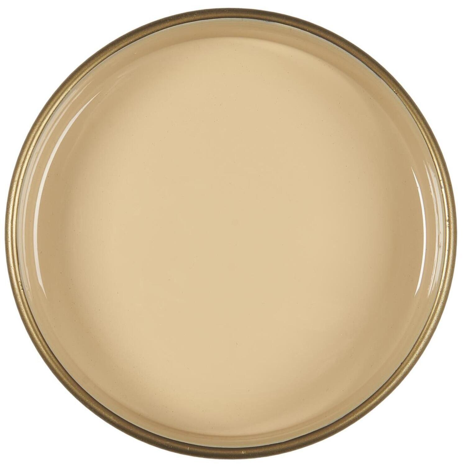 Kerzentablett - ø, 14,3 cm (Cafe/Creme) Ib Laursen