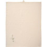 Geschirrtuch "Flora" - 50x70 cm (Weiß/Butter Cream) Ib Laursen