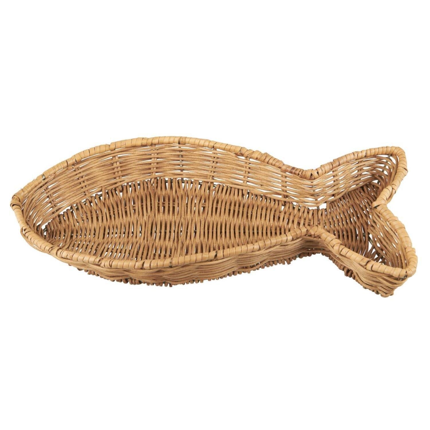 fischförmiger Korb - 40x20x5 cm (Natur) Ib Laursen