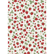 Geschenkpapier "Erdbeeren" - 5 m (Rot/Grün) Ib Laursen
