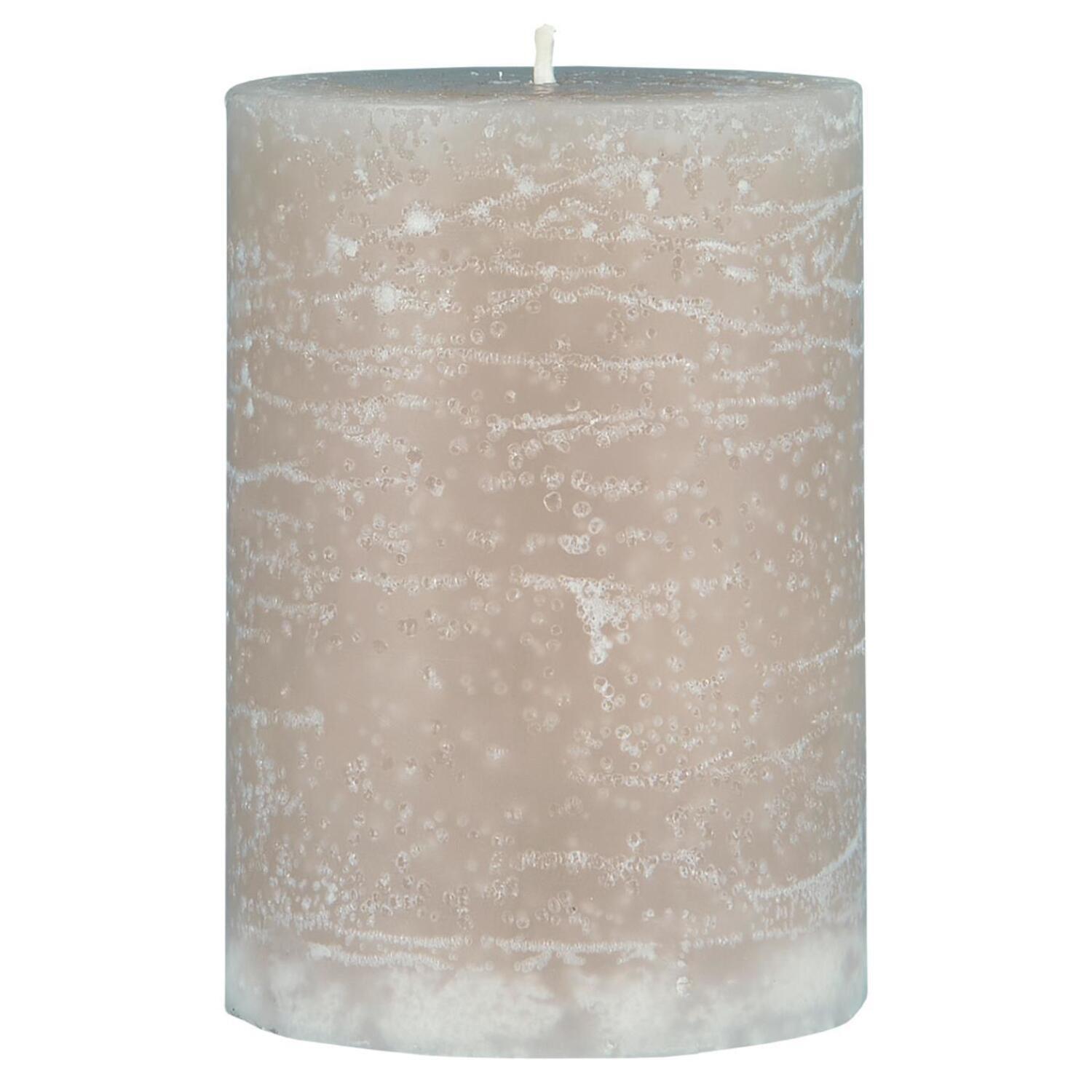 Rustikale Kerze - 7x10 cm (Graunatur) Ib Laursen