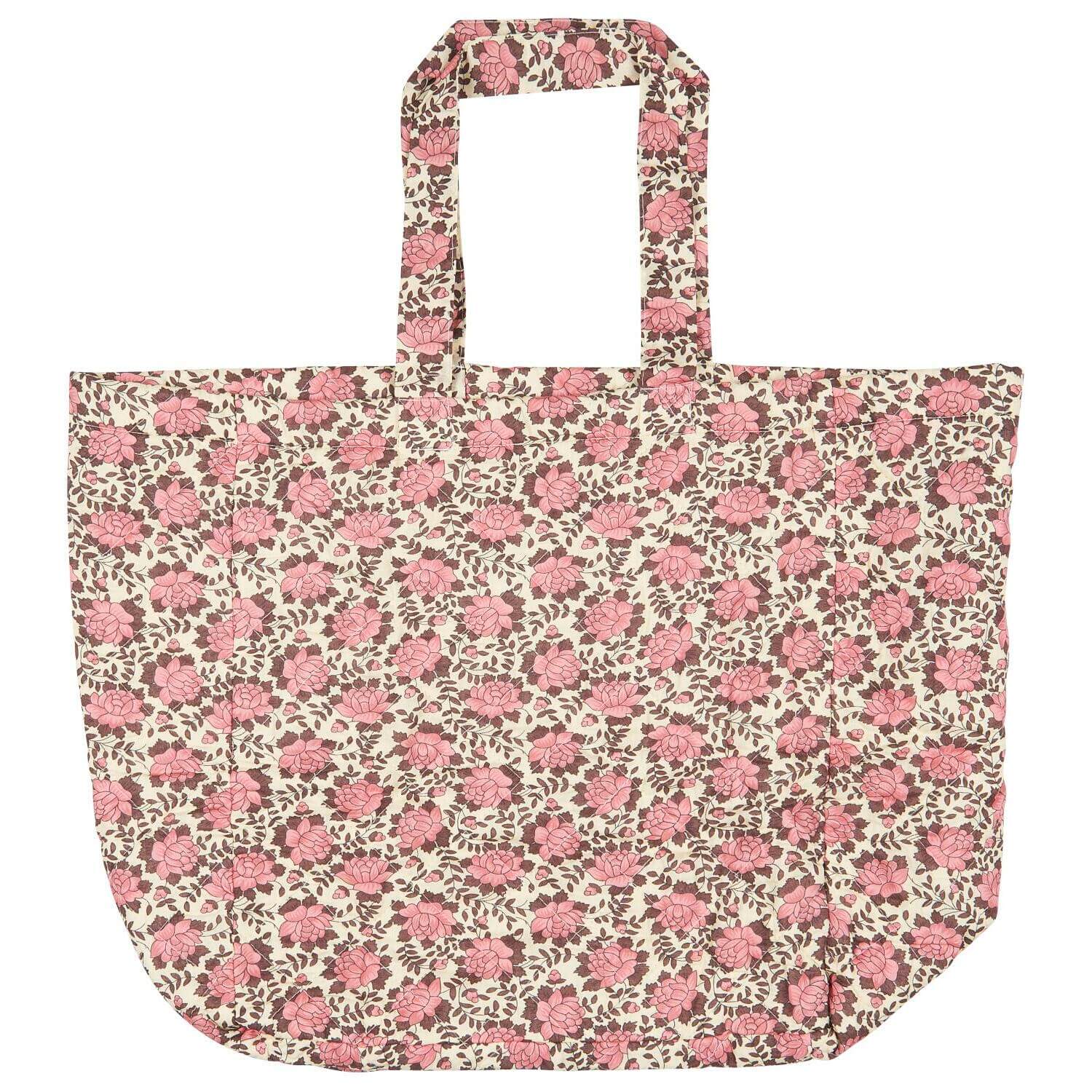 Tasche mit Blumenmuster (Rosa/Braun) Ib Laursen