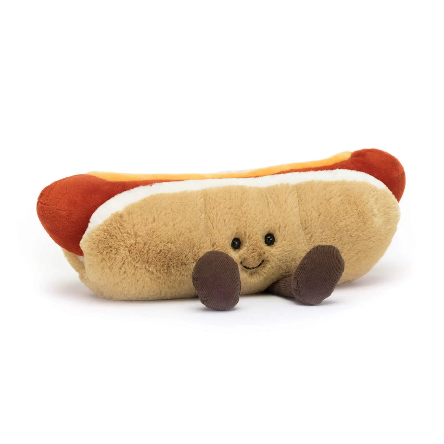 Kuscheltier Hot Dog "Amuseable" - 25cm (Braun/Rot) Jellycat