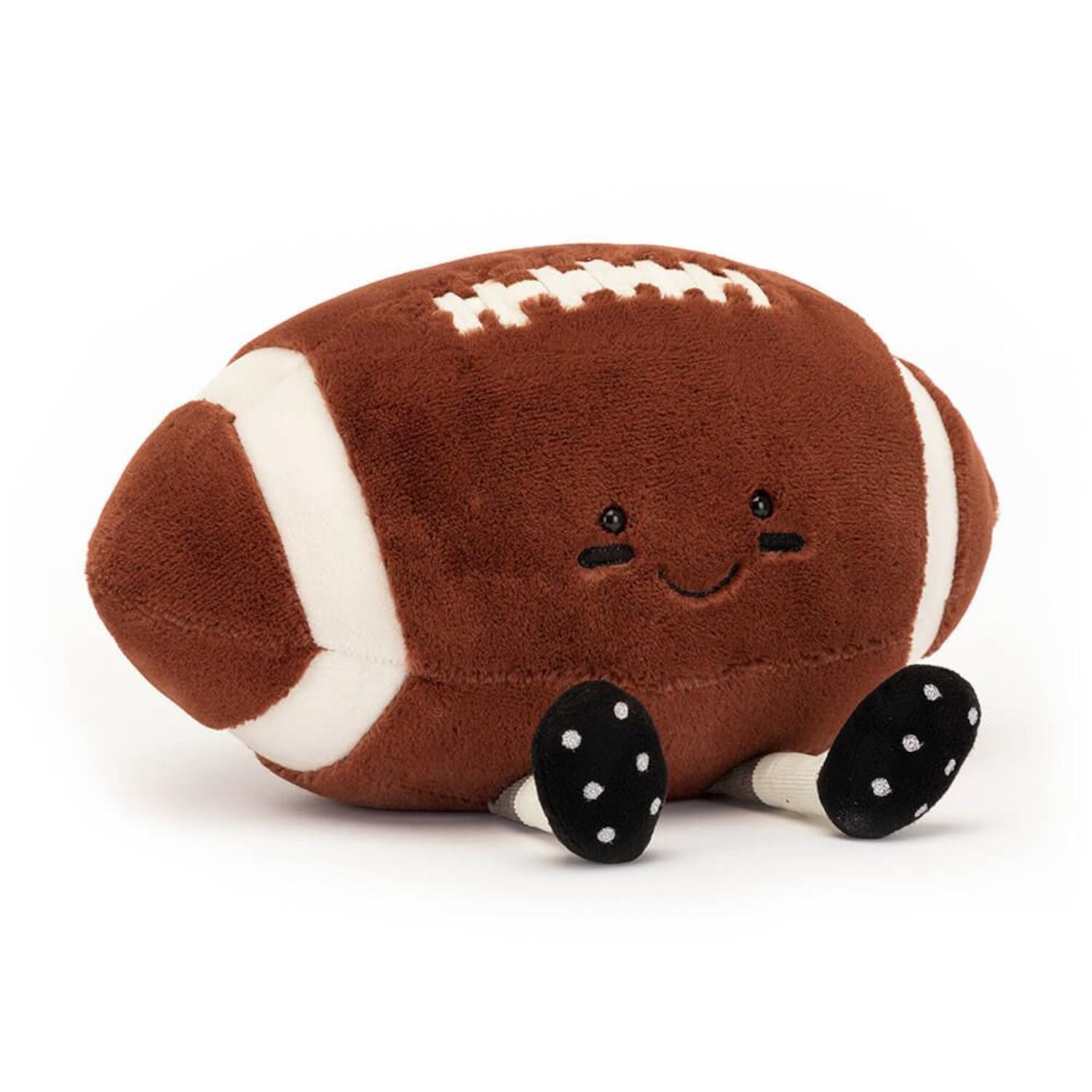 Kuscheltier American Football "Amuseable Sports" - 28 cm (Braun) Jellycat